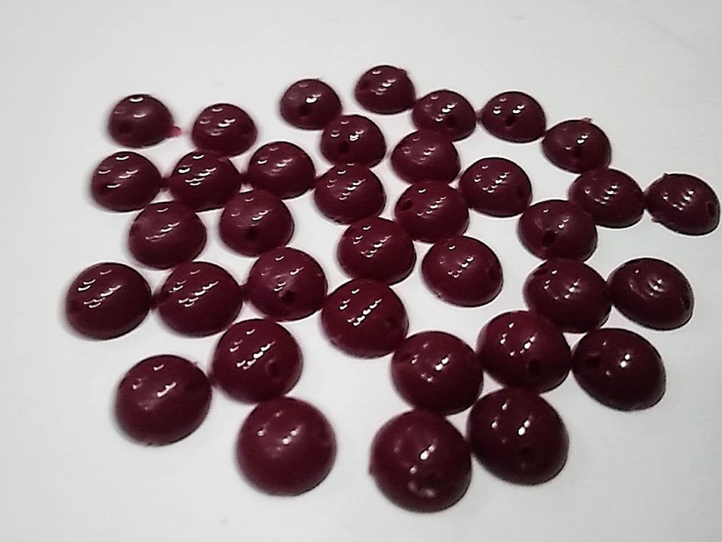 red-opaque-circular-2-hole-plastic-stones-8-mm