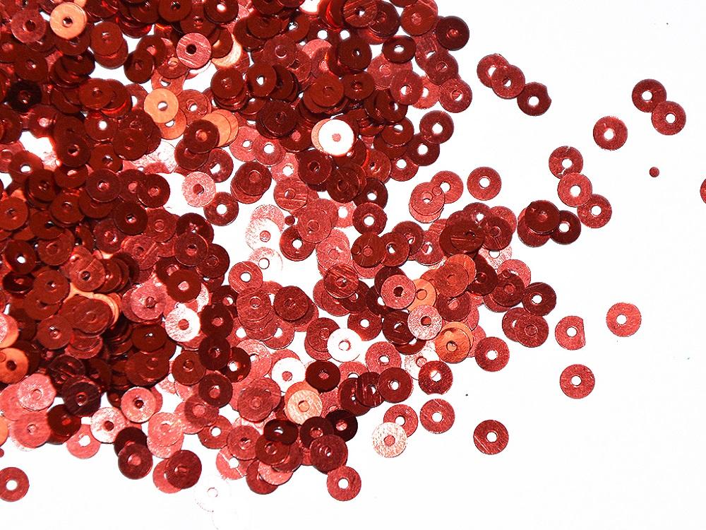 red-opaque-circular-plastic-sequins