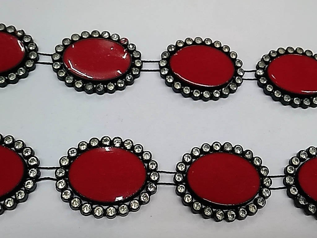 red-oval-stone-studded-plastic-lace-with-enamel-fill-25x18-mm