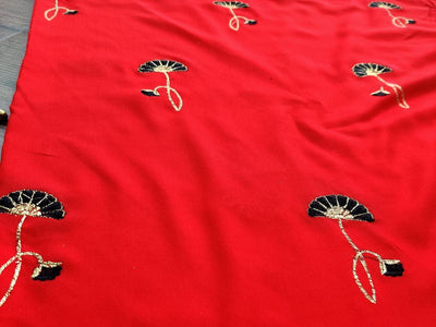 red-rayon-fabric-with-black-golden-floral-embroidery-all-over