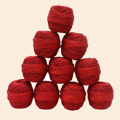 red-thick-crochet-cotton-threads