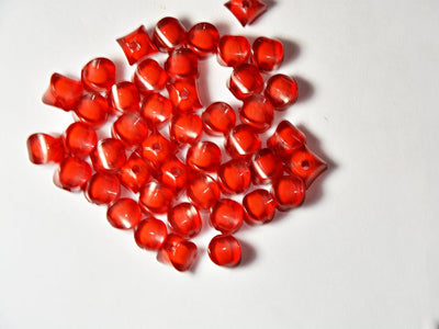 red-twisted-cuboidal-plastic-beads
