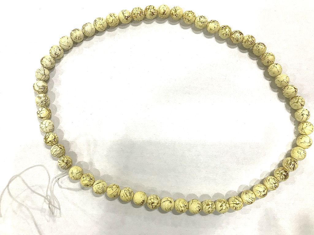 round-shaped-yellow-plastic-beads