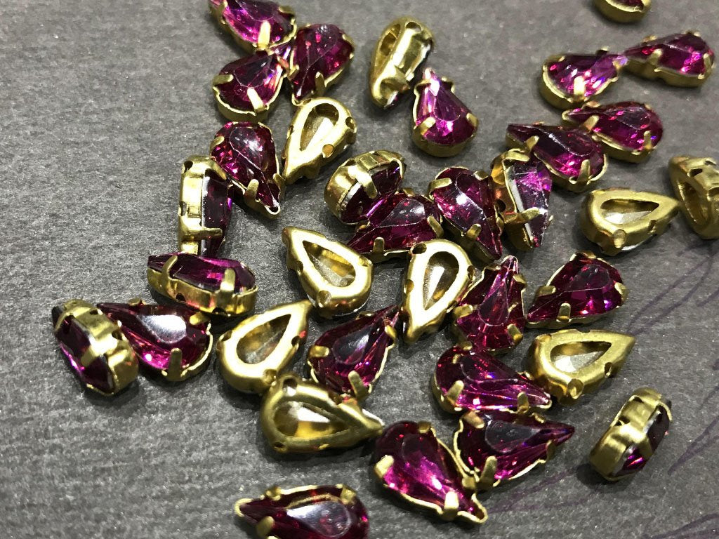 ruby-pink-drop-resin-stones-with-catcher-10x6-mm
