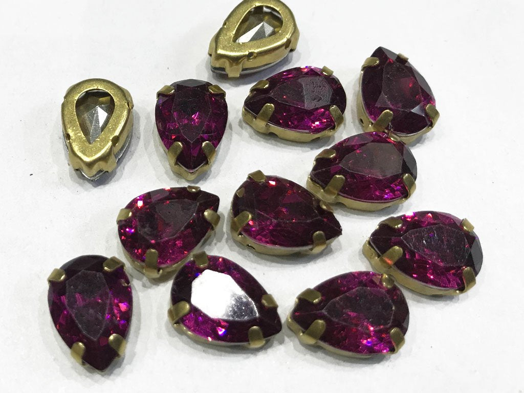 ruby-pink-drop-resin-stones-with-catcher-14x10-mm