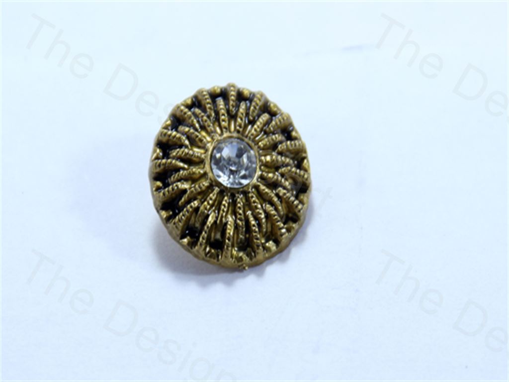 golden-round-sunflower-design-acrylic-buttons