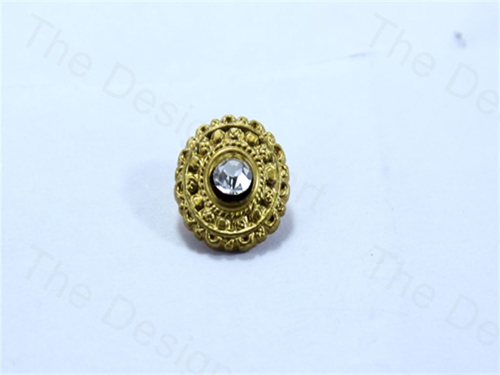 golden-round-flower-with-stone-design-acrylic-buttons