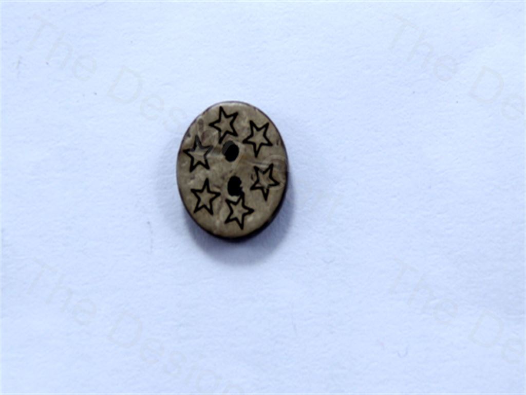 gray-round-star-design-coconut-buttons