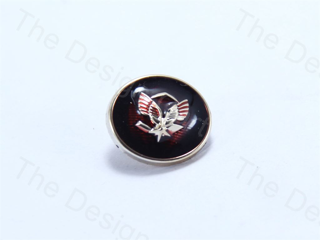 dark-red-round-wings-design-designer-suit-buttons