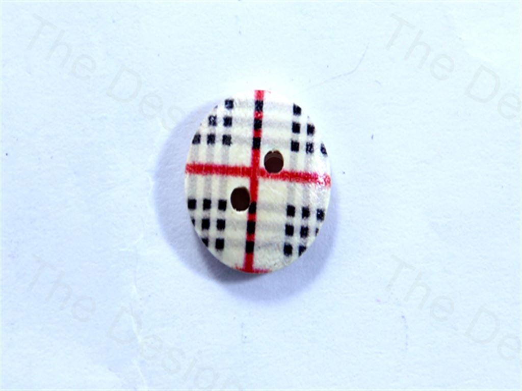 white-black-round-center-cross-design-designer-wooden-buttons