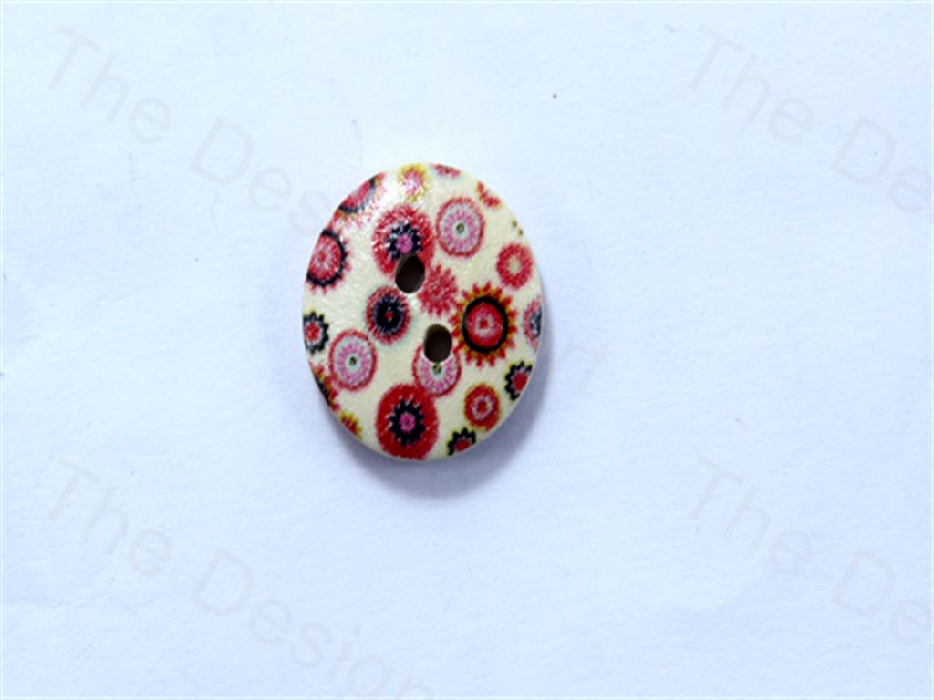 red-white-pink-round-flowers-covered-design-designer-wooden-buttons