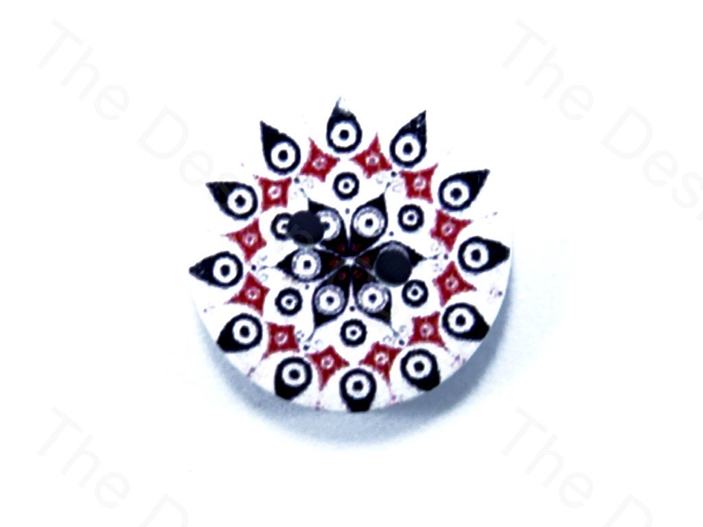white-black-red-rangoli-design-printed-wooden-buttons