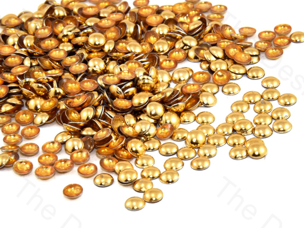 Golden Dome Hotfix Rhinestones (188458401826)