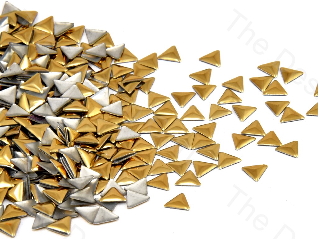 Golden Triangle Stud Hotfix Rhinestones (188470919202)