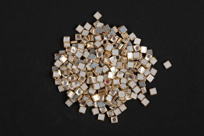 silver-color-square-shape-gluefix-stones