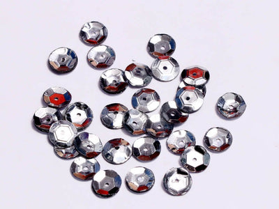 silver-designer-bowl-plastic-sequins
