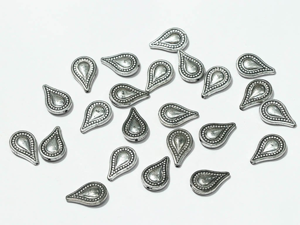 silver-drop-designer-plastic-beads-22x16-mm