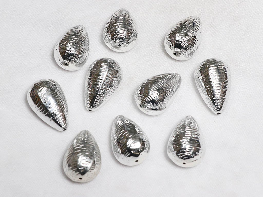 silver-drop-designer-plastic-beads-26x35-mm
