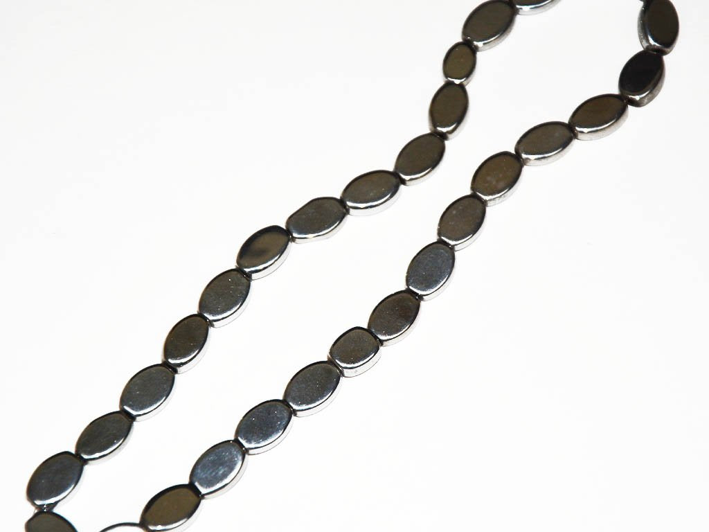 silver-flat-oval-glass-beads