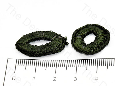 Light Sea Green Oval Crochet Thread Rings | The Design Cart (538808221730)