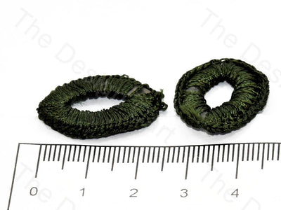 Uniform Green Oval Crochet Thread Rings | The Design Cart (538808320034)