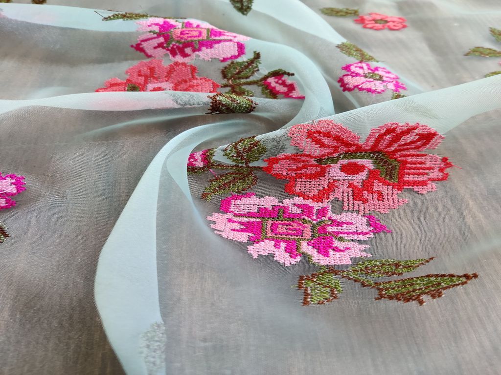 sky-blue-organza-with-colourful-embroidered-flowers-all-over