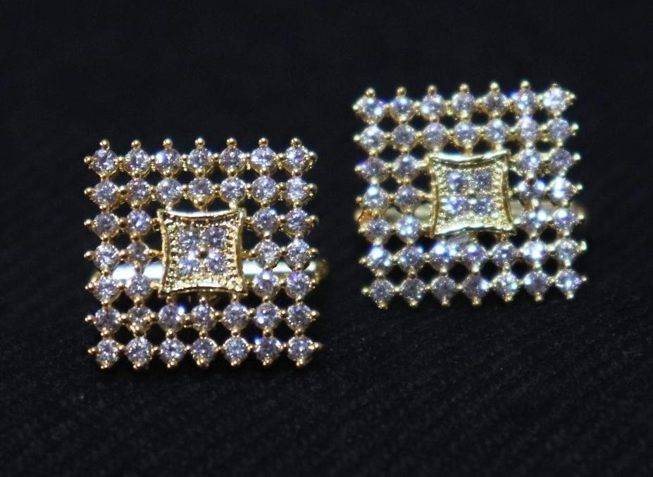 square-crystal-studded-golden-metallic-cufflinks-1