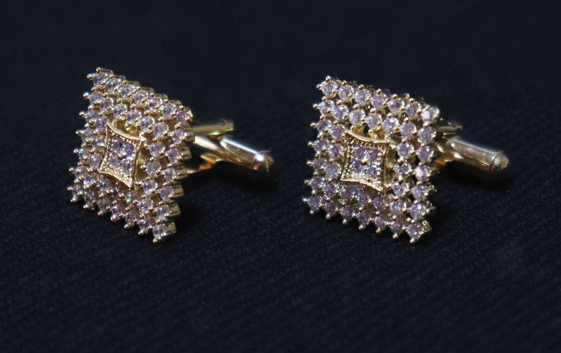 square-crystal-studded-golden-metallic-cufflinks-1