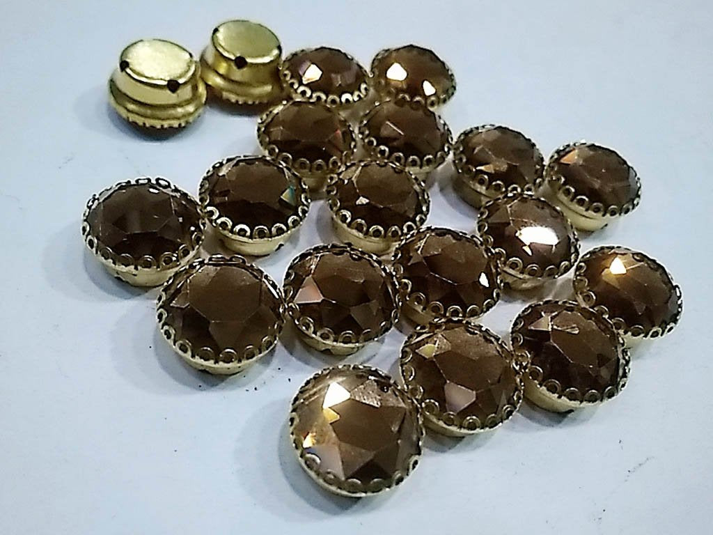 topaz-brown-circular-glass-stone-with-catcher-12-mm