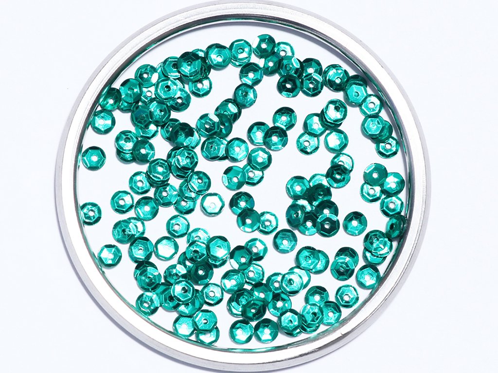 turquoise-centre-hole-circular-plastic-sequin