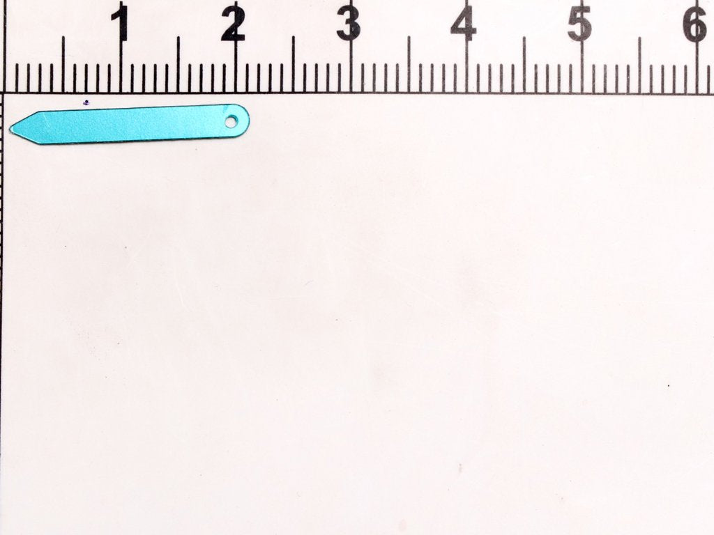 turquoise-one-hole-arrow-plastic-sequins