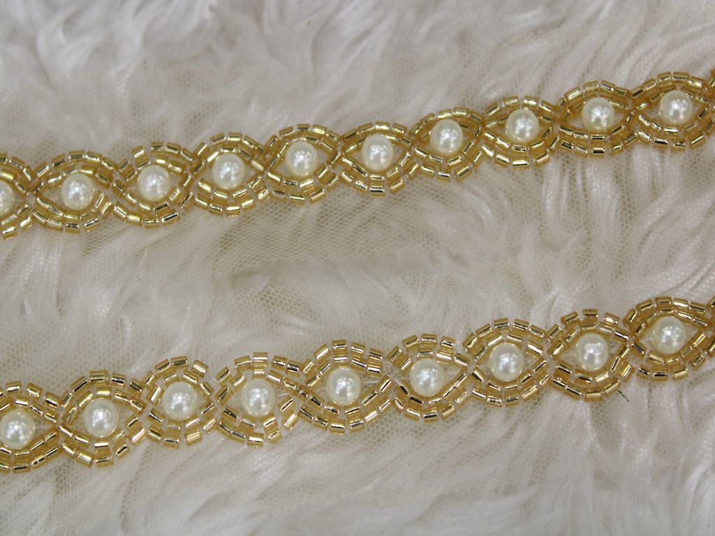white-pearl-with-golden-cutdana-handwork-trim