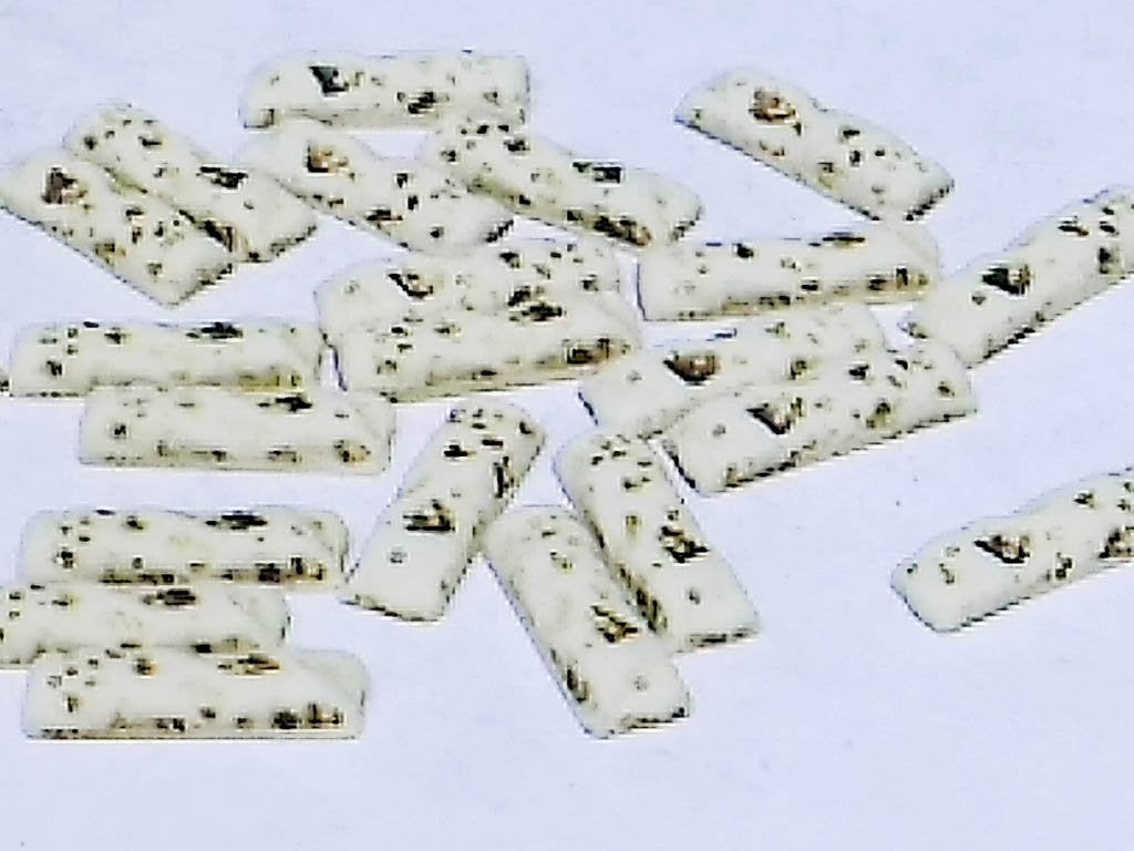 white-black-dots-rectangular-2-hole-plastic-stones-7x21-mm