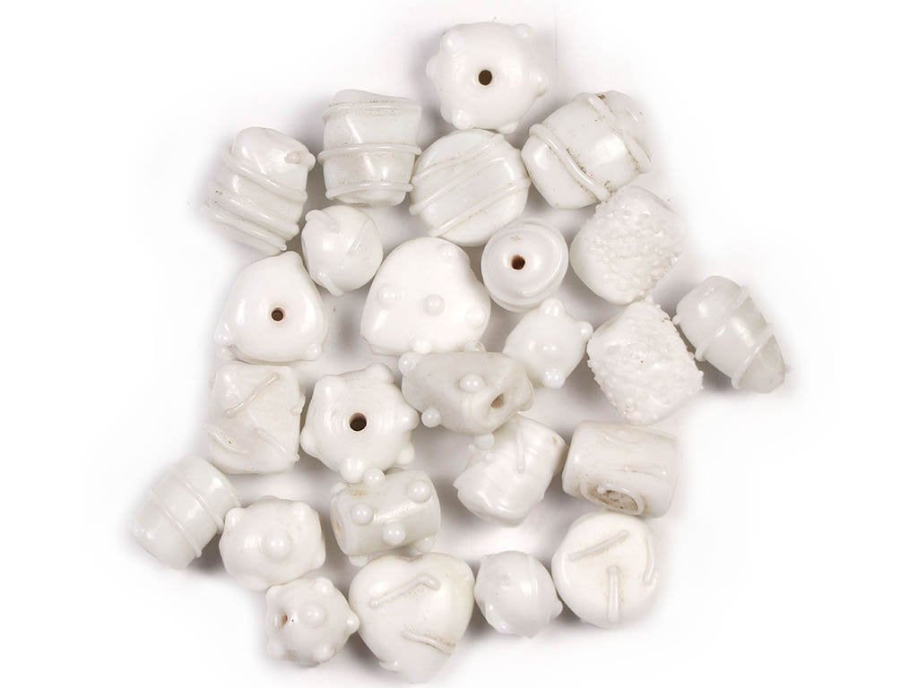 white-designer-fancy-glass-beads