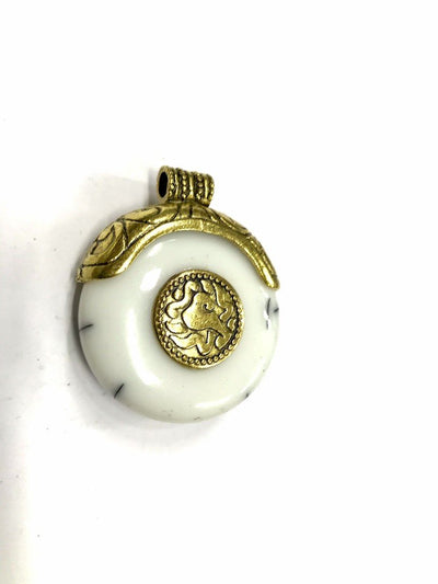 white-pendant-with-golden-cap-1