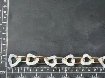 white-transparent-triangular-acrylic-chains
