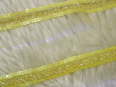 yellow-handwork-cutdana-work-lace