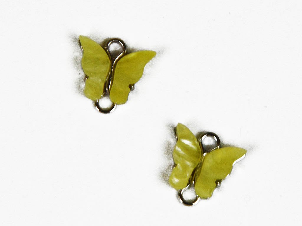 yellow-butterfly-metal-charms
