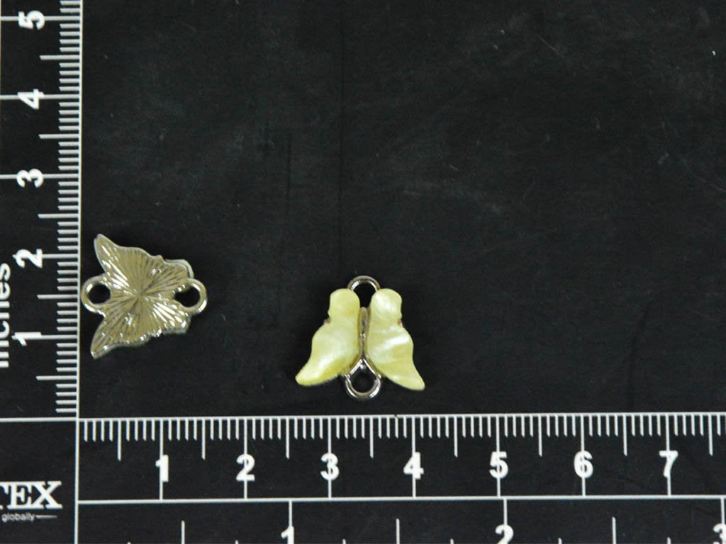 yellow-butterfly-metal-charms