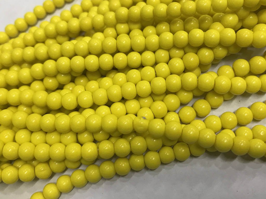 yellow-circular-pressed-glass-beads-5mm