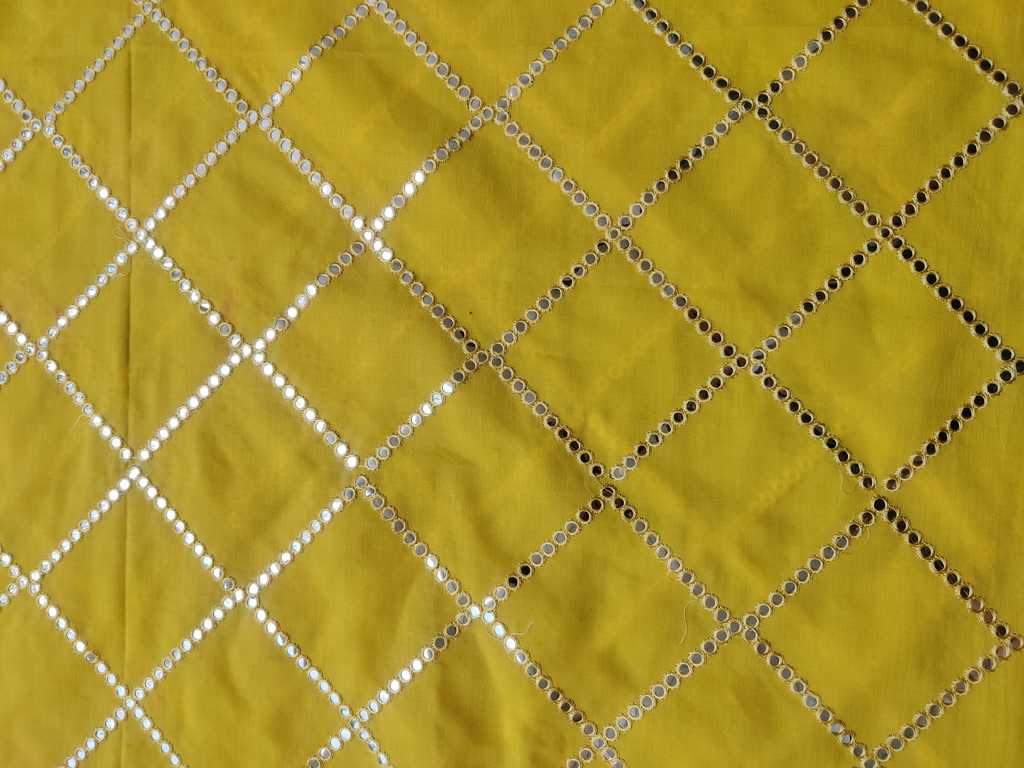 yellow-cotton-loan-fabric-with-silver-hand-embroidered-mirror-work-heavy-jaal