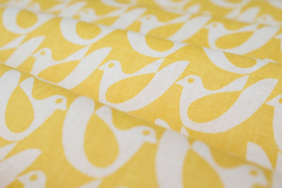 yellow-doves-pure-cotton-fabric
