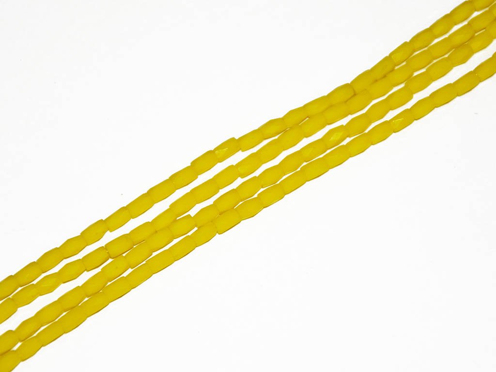 yellow-faceted-tube-crystal-beads