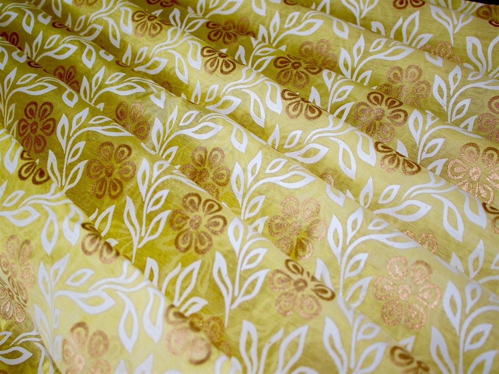 floral-khadi-gold-yellow-chanderi-fabric-d34-khgold-ylw-ch