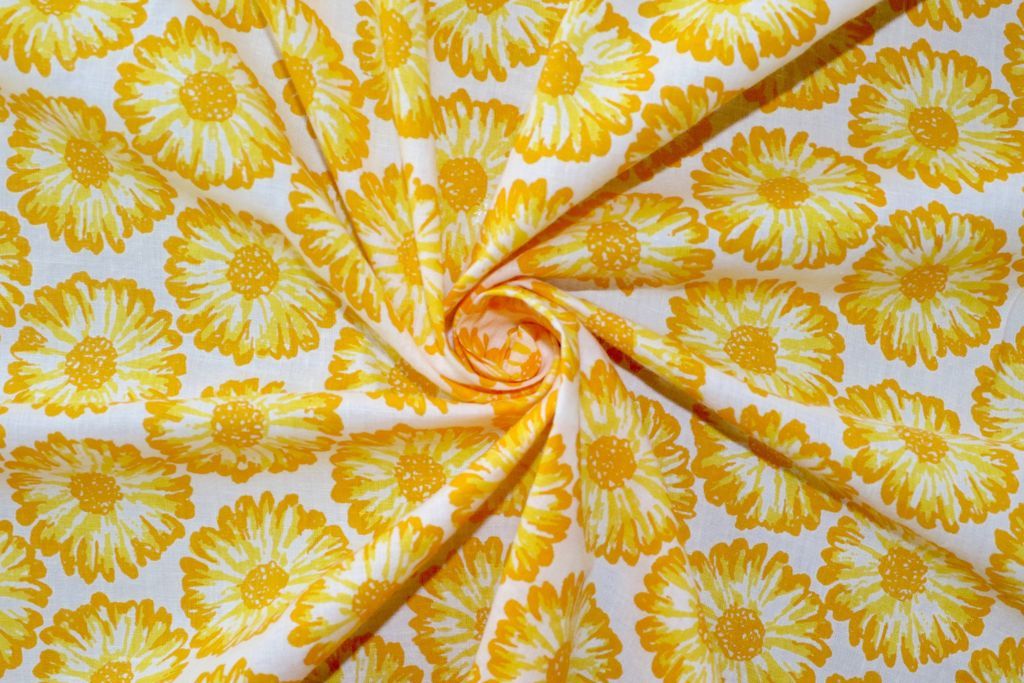 yellow-flower-printed-pure-cotton-fabric