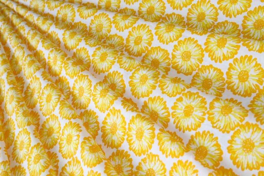 yellow-flower-printed-pure-cotton-fabric