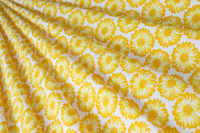 yellow-flower-printed-pure-cotton-fabric
