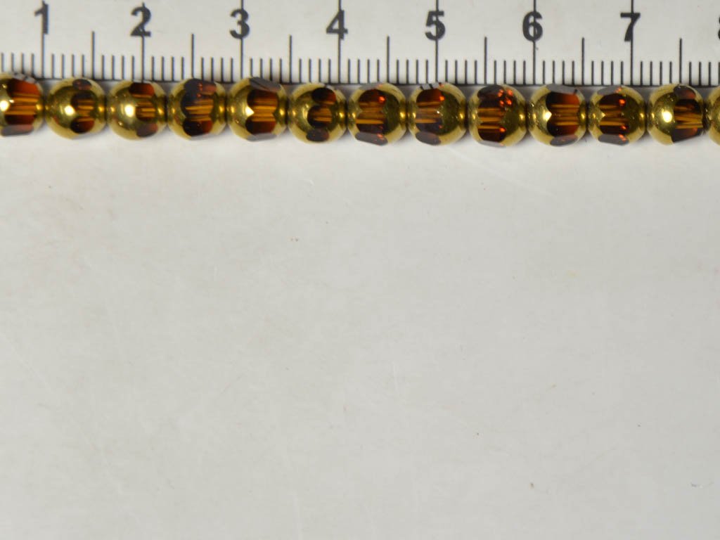 yellow-golden-designer-circular-glass-beads-8-mm