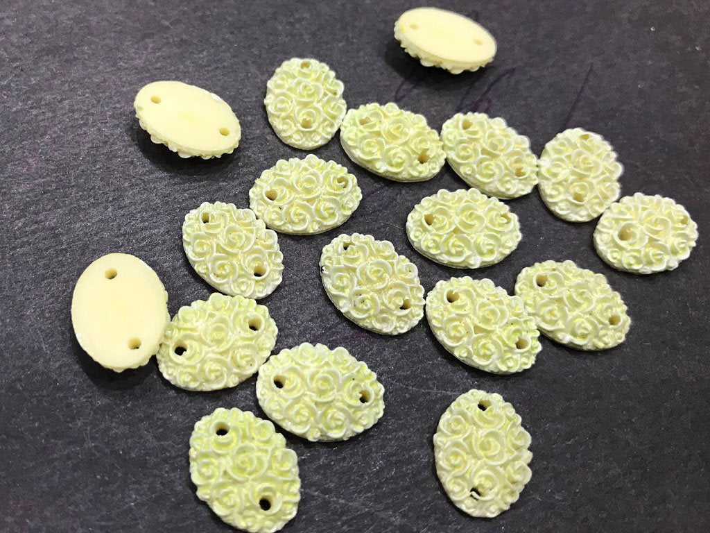 yellow-matte-flower-oval-resin-stone-2-hole-14x10-mm