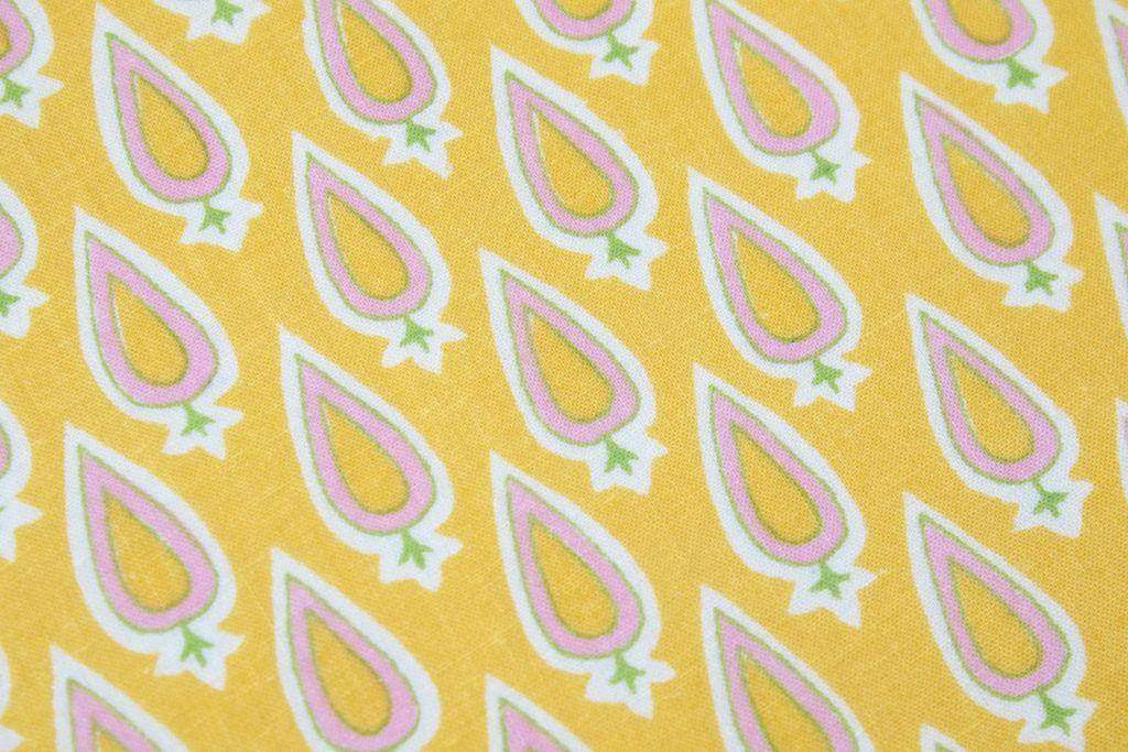 yellow-pink-leaves-printed-pure-cotton-fabric